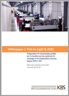 Page de couverture du whitepaper de KBS sur Pick by Light et ASRS